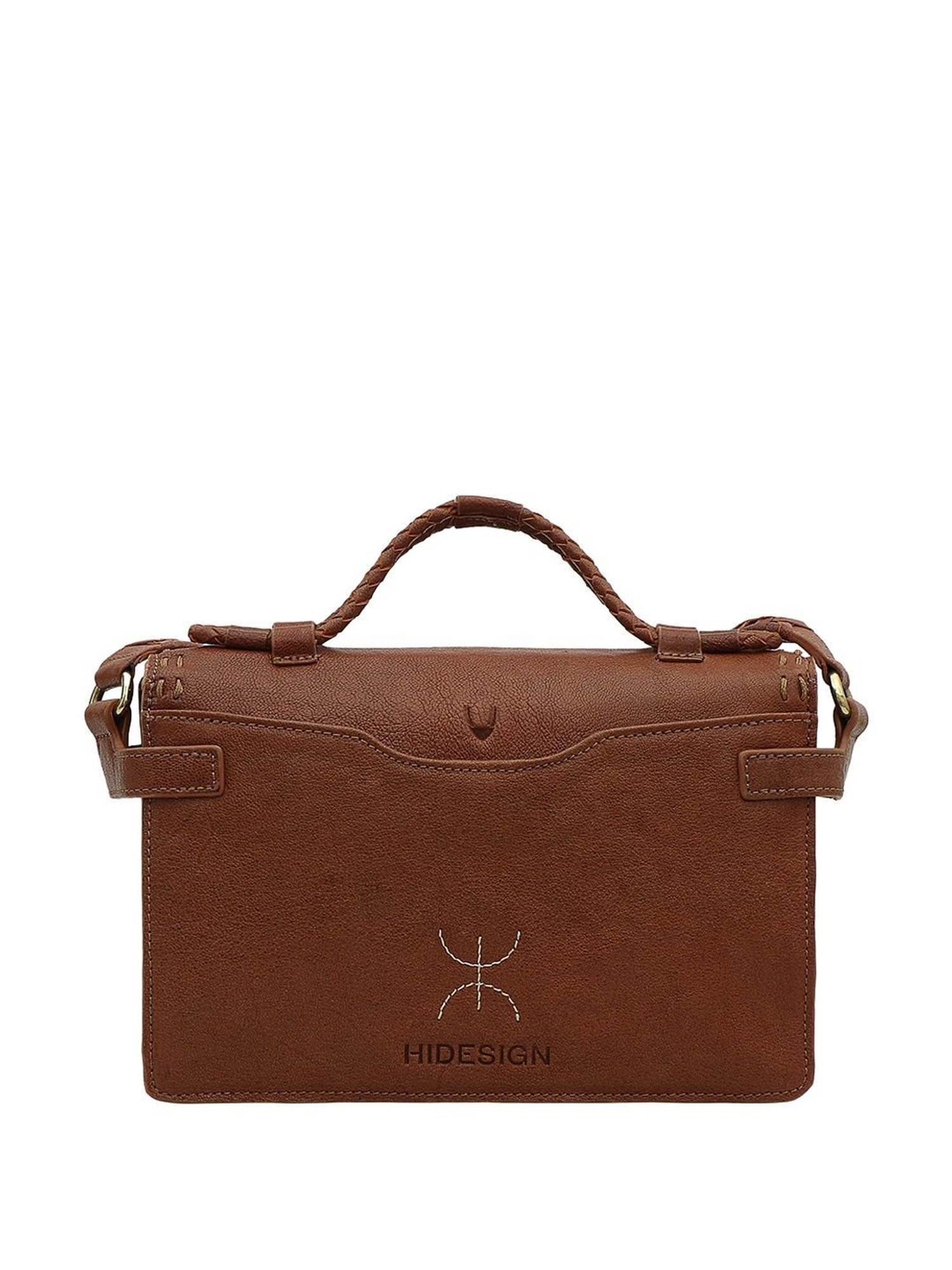 Hidesign SAHARA Tan Solid Medium Sling Handbag