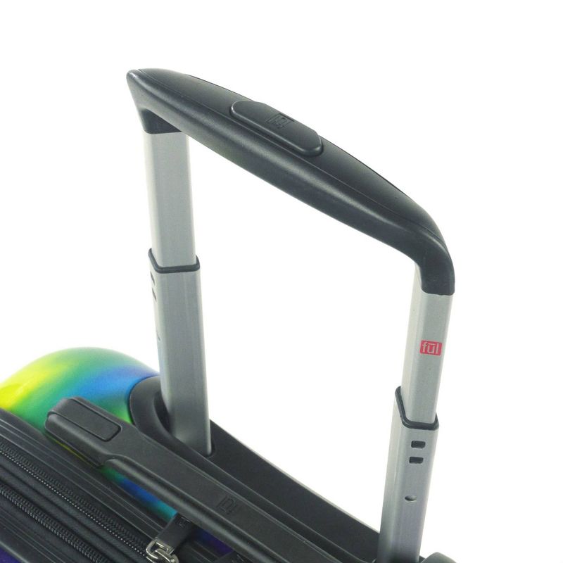 FUL 3pc Hardside Spinner Luggage Set - Tiedye Swirl