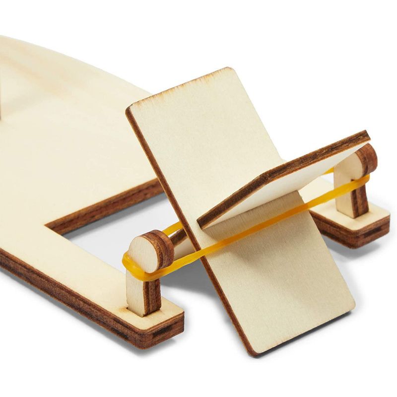 Bright Creations 8 Pack Unfinished Wooden Sailboat, Model Boat with Band Paddle, Arts and Crafts