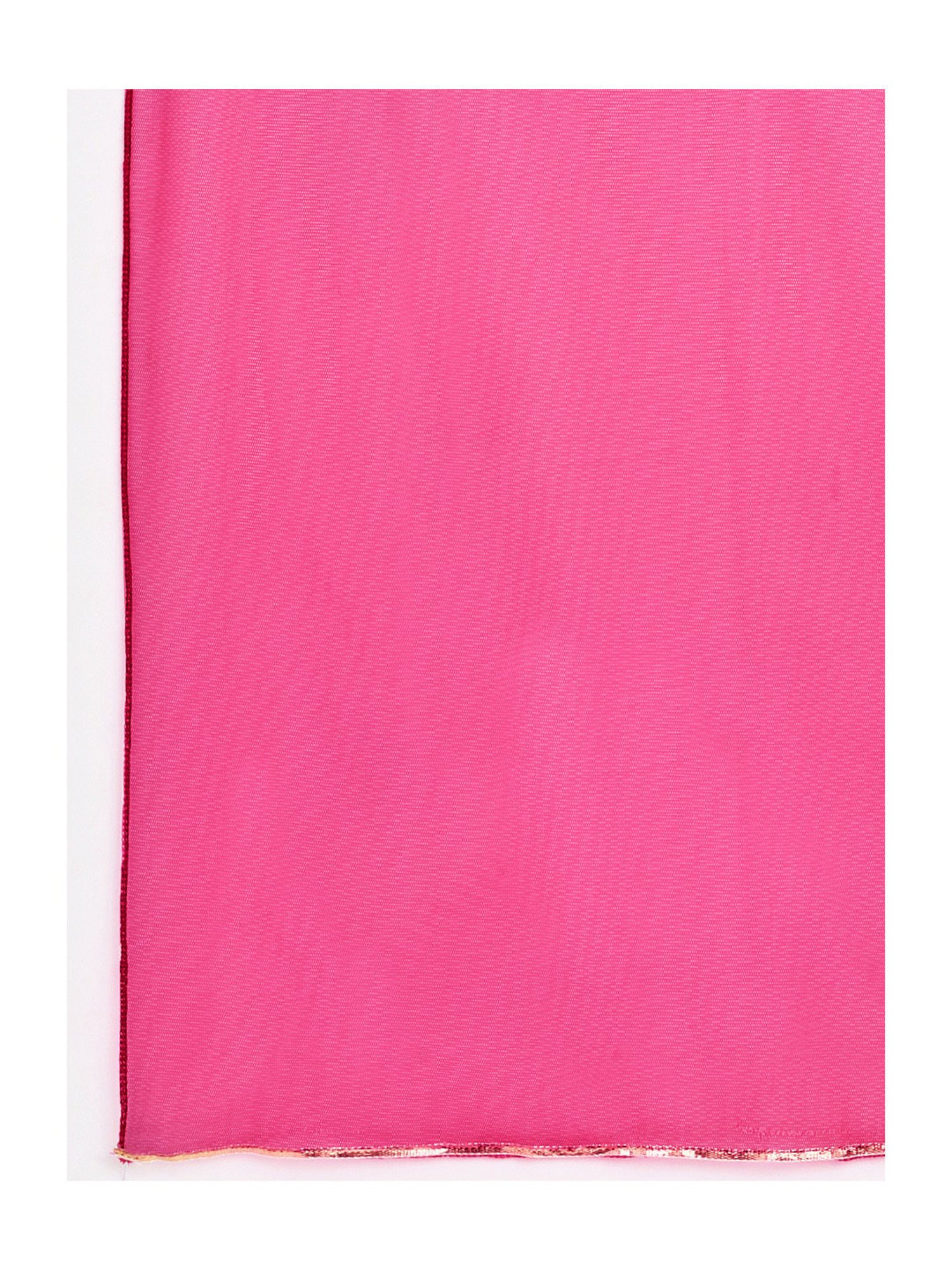 Campana Kids Navy & Pink Floral Print Kurta, Sharara with Dupatta