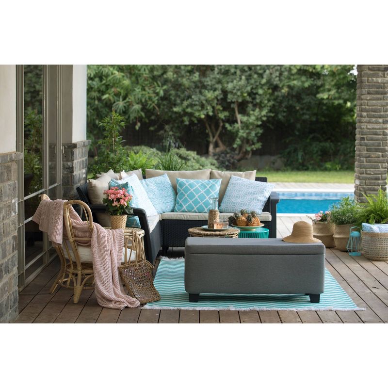 Homz Heavy Duty Modular Clear Plastic Stackable Storage Tote Containers with Latching and Locking Lids, 31 Quart Capacity, 4 Pack