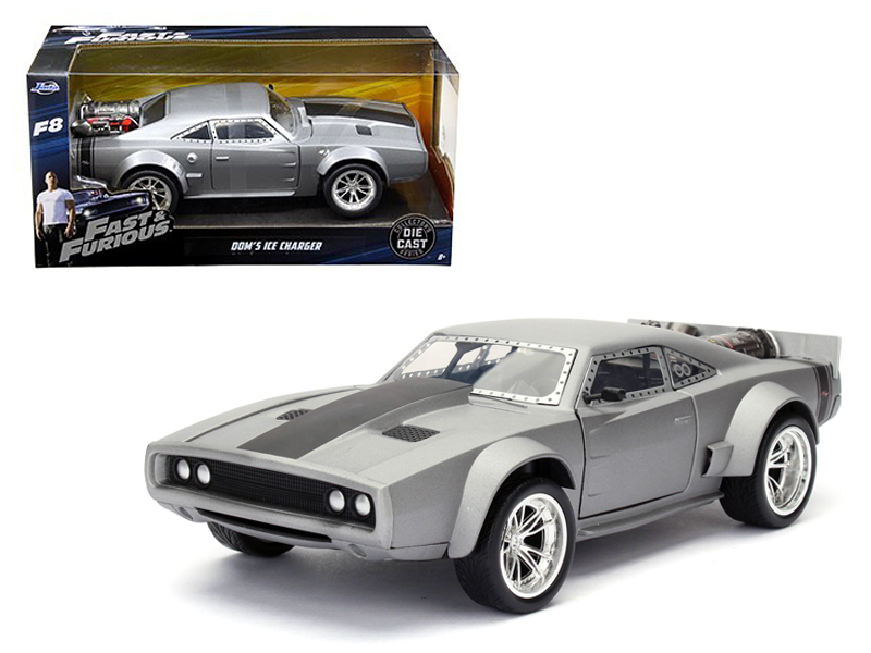 2021 Dodge Charger SRT Hellcat Gray Metallic "Fast X" (2023) Movie "Fast & Furious" Series 1/24 Diecast Model Car by Jada