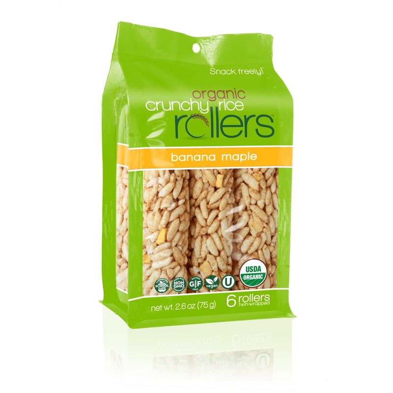 Bamboo Lane Banana Maple Crunchy Rice Rollers - 2.6oz