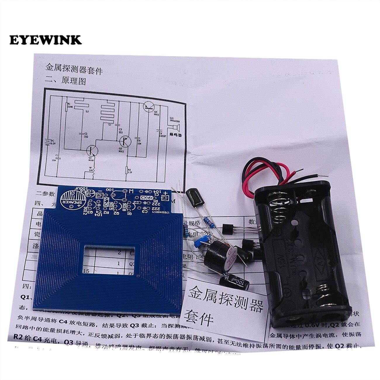 DIY Kits Metal Detector Scanner Unassembled Kit Electroniqu Project 3-5V Suite Trousse Board Module Electronic Part