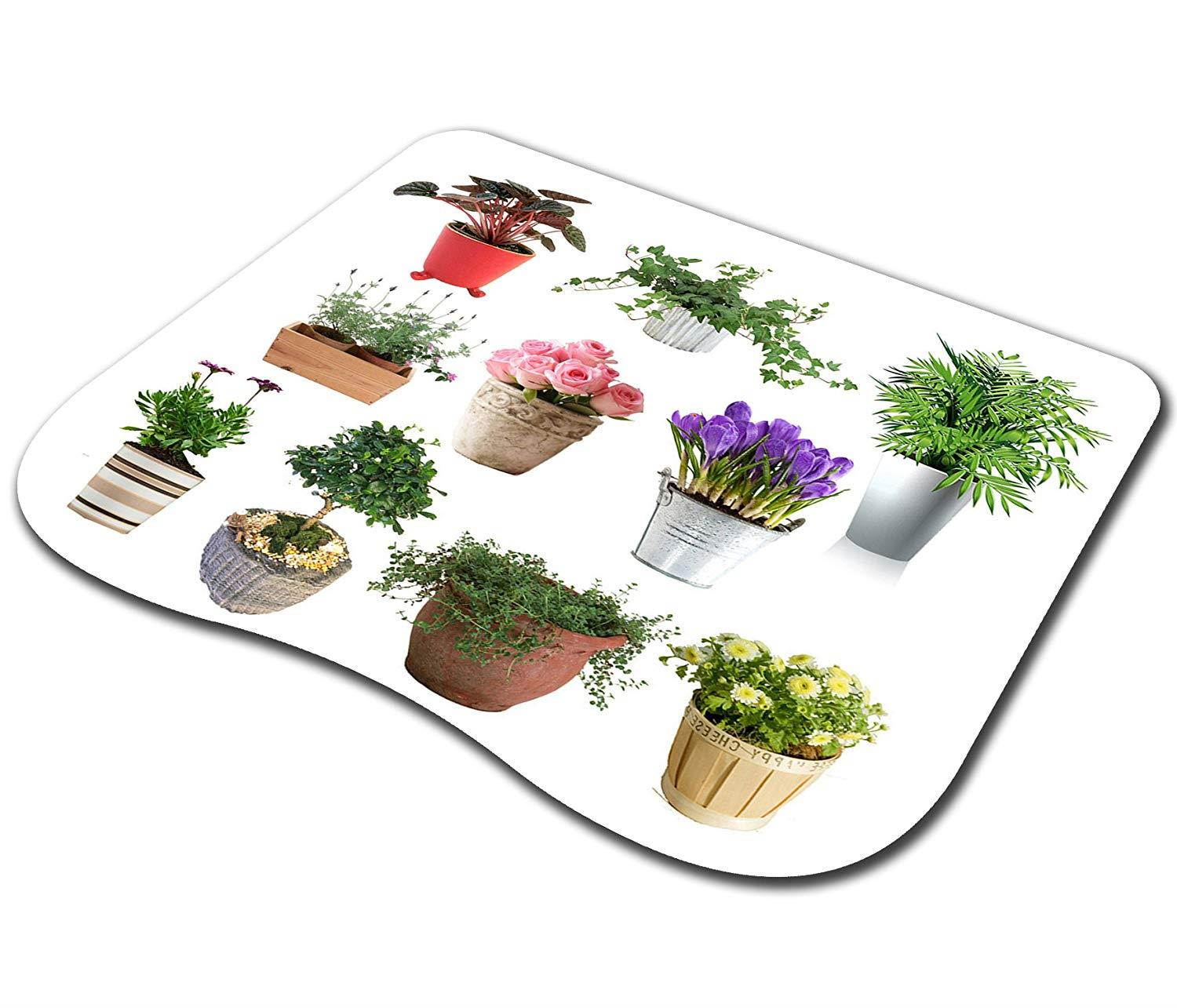 Custom Original Nature Roses and Plants Curve Mouse Pad