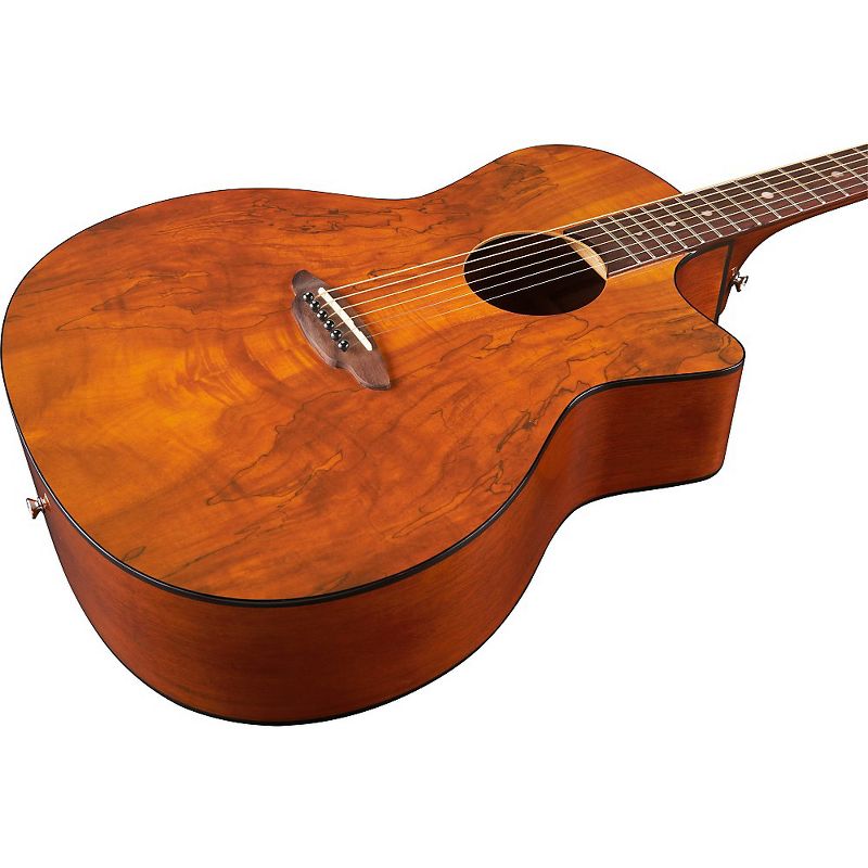 Luna Guitars Gypsy Spalt Grand Concert Acoustic Guitar