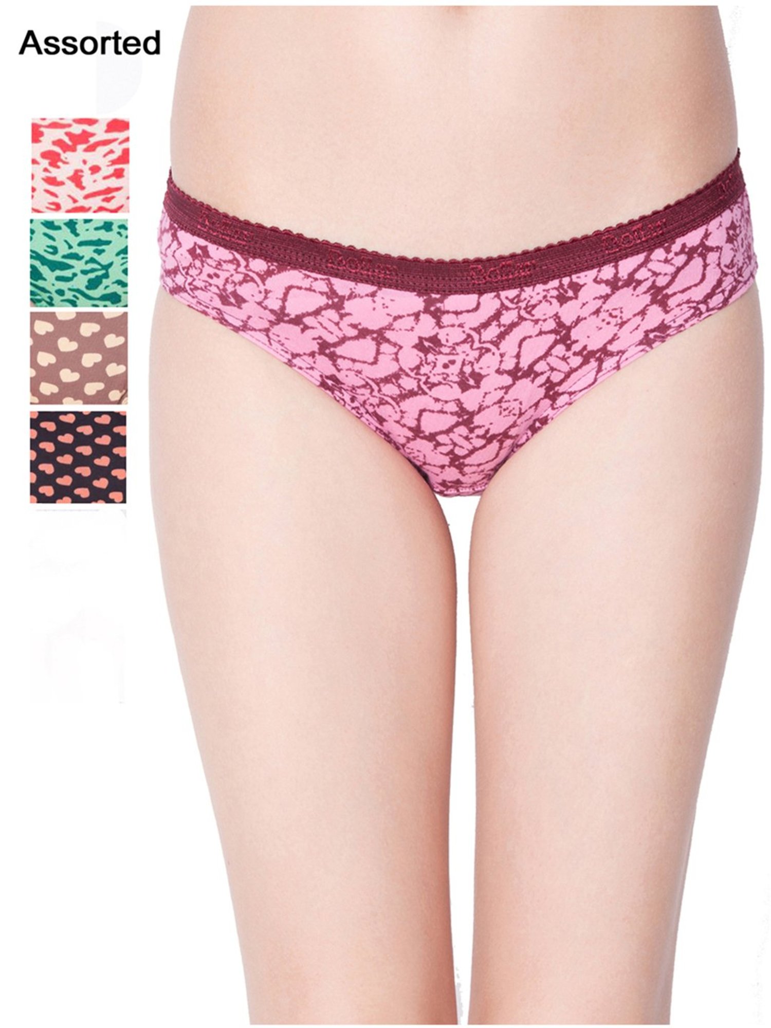 Dollar Missy Assorted Cotton Panty Set - Pack of 4