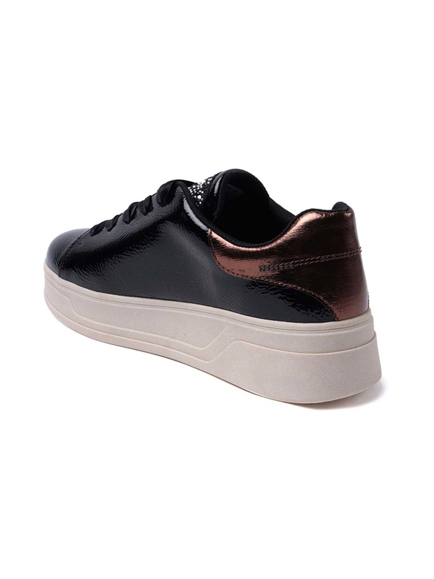 BAGATT Women's Piper Evo Black Casual Sneakers