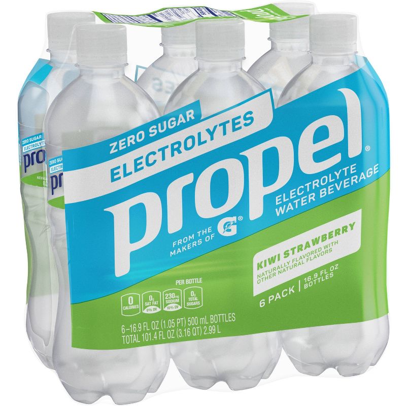 Propel Zero Kiwi Strawberry Nutrient Enhanced Water - 6pk/16.9 fl oz Bottles