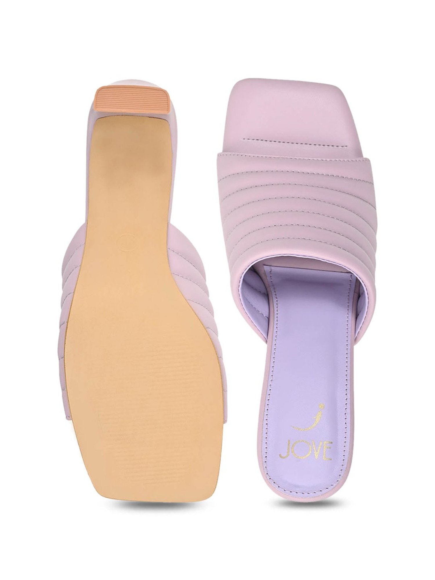 Jove Women's Lavender Casual Sandals