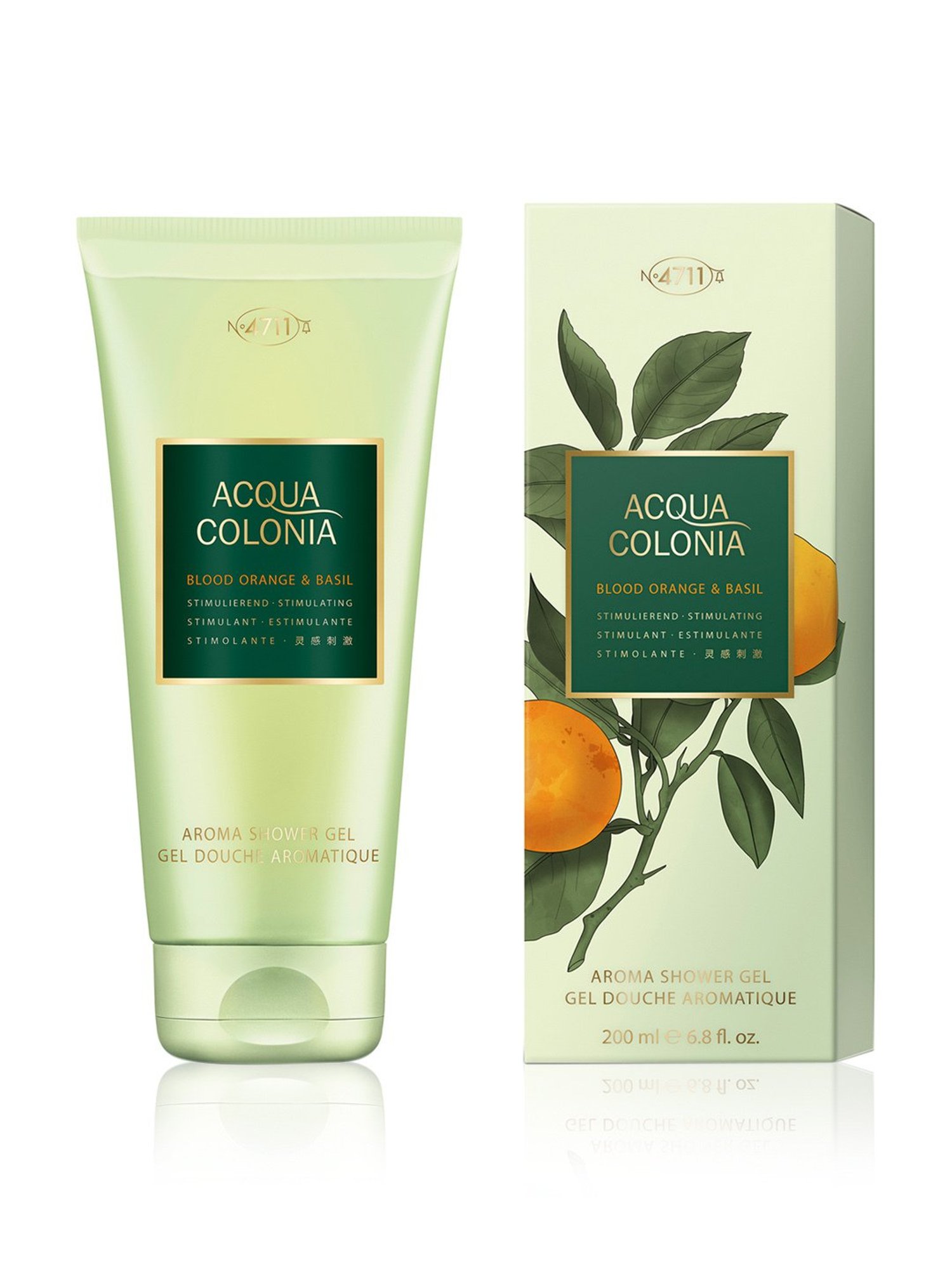 4711 Acqua Colonia Blood Orange & Basil Aroma Shower Gel - 200 ml