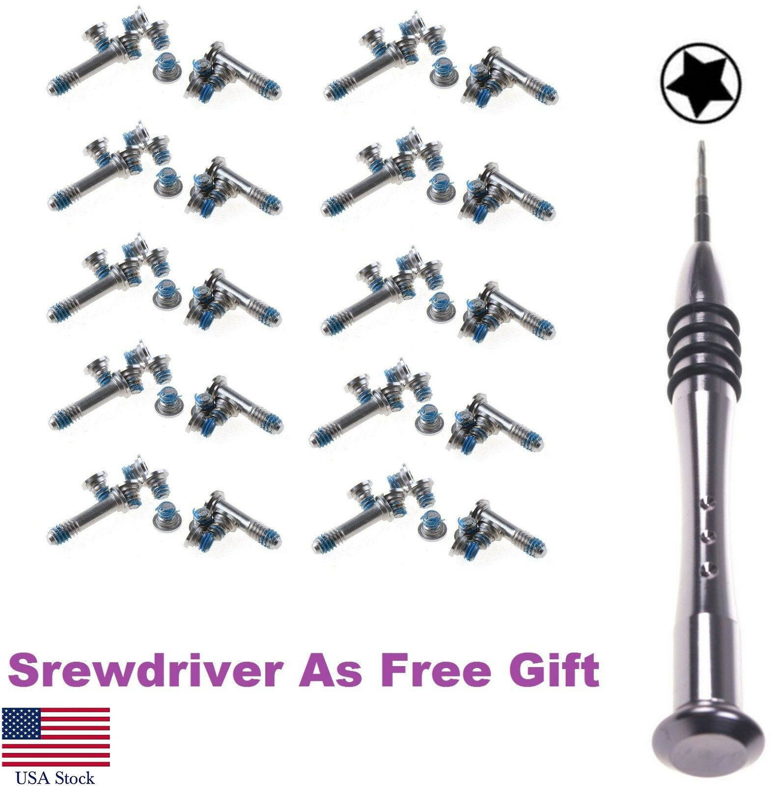100pcs Bottom Case Screws For  11" Macbook Air A1370 A1369  Screwdriver P5