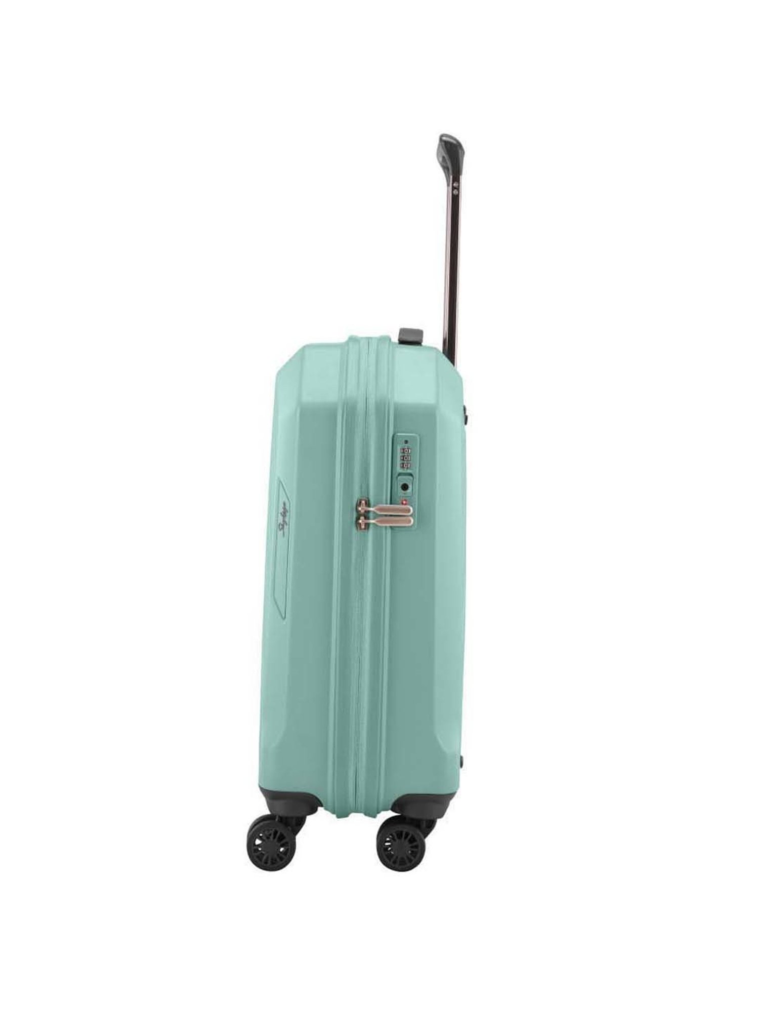 Skybags Jerrycan Green Textured Hard Small Trolley Bag - 38 cm