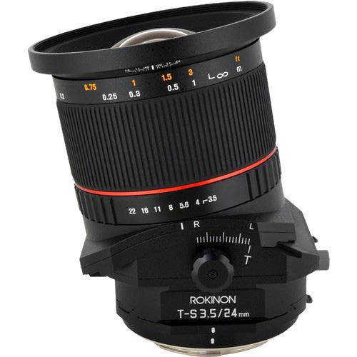 Rokinon 24mm f/3.5 Tilt Shift Lens for Canon #TSL24M-C