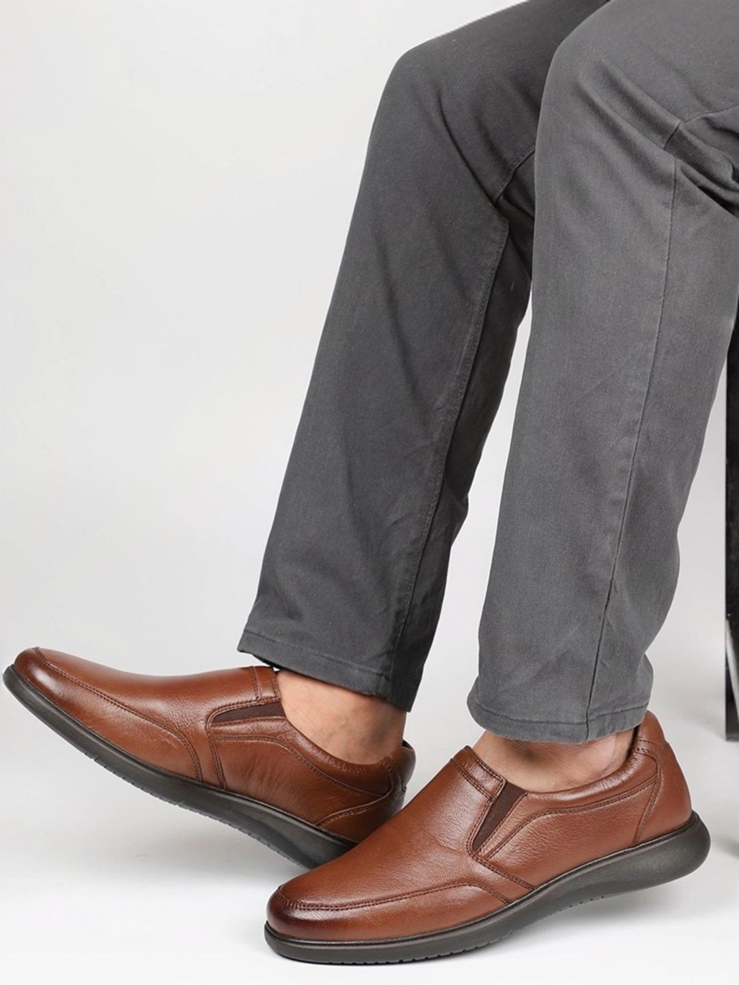 Privo by Inc.5 Men's Tan Formal Loafers