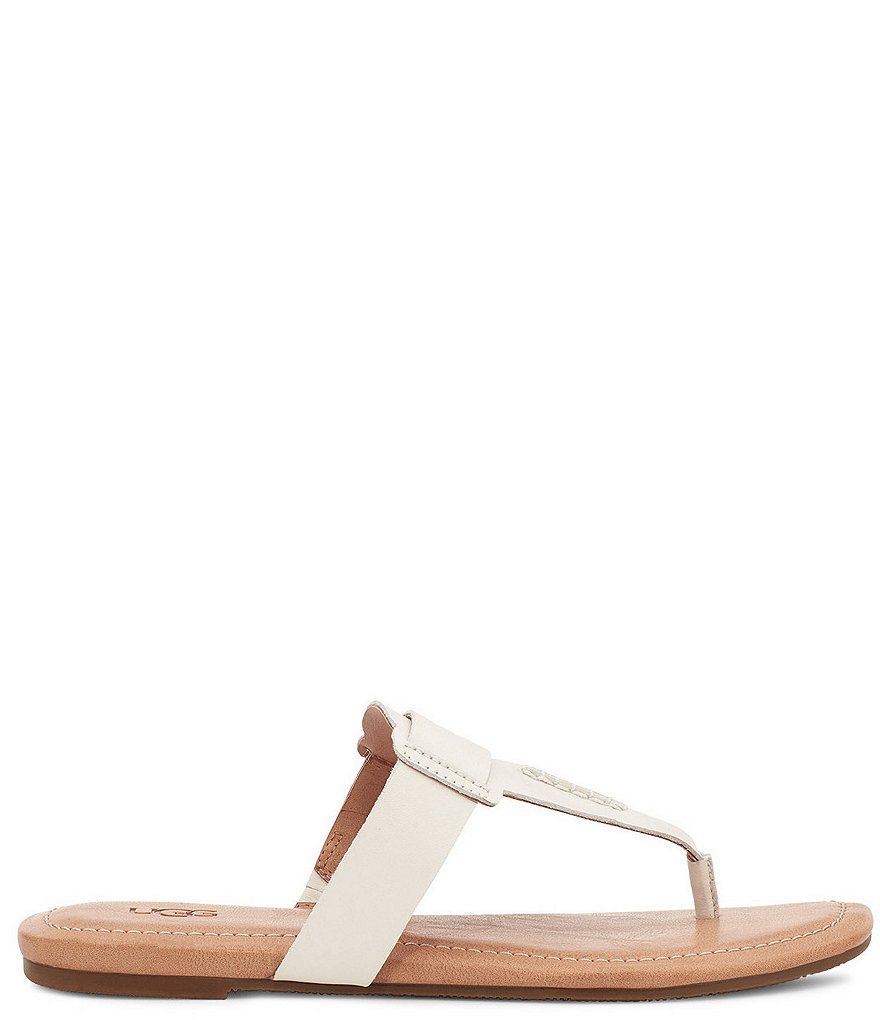 UGG&reg; Gaila Leather Thong Sandals