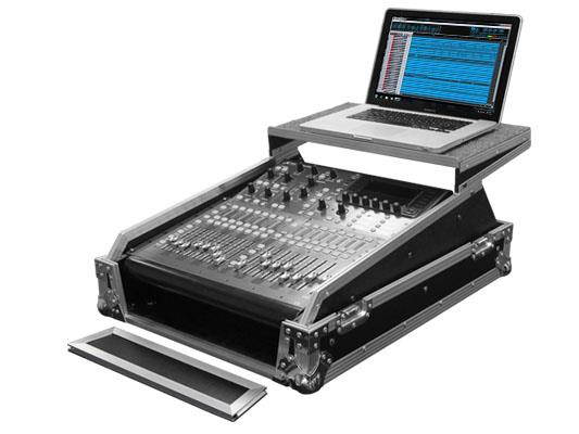 19" RACK MOUNTABLE MIXER GLIDE STYLE CASE, 13U