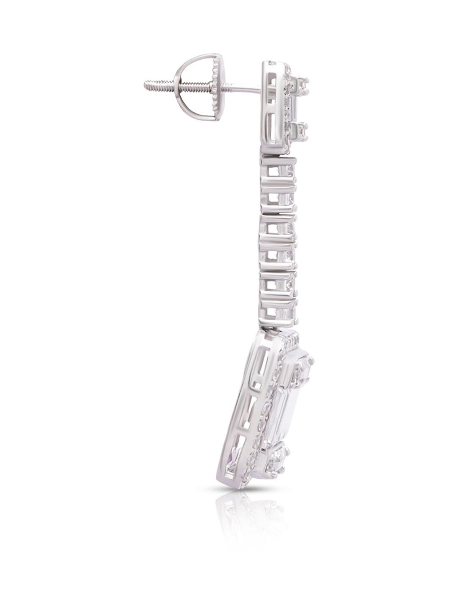 Anayra 92.5 Sterling Silver Classic Earrings for Women