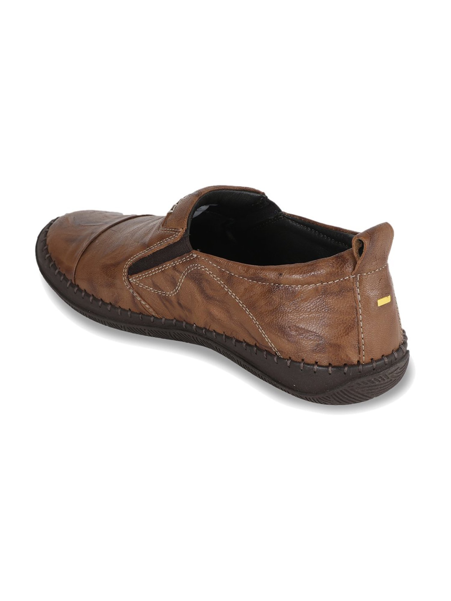 ID Men's Tan Casual Plimsolls