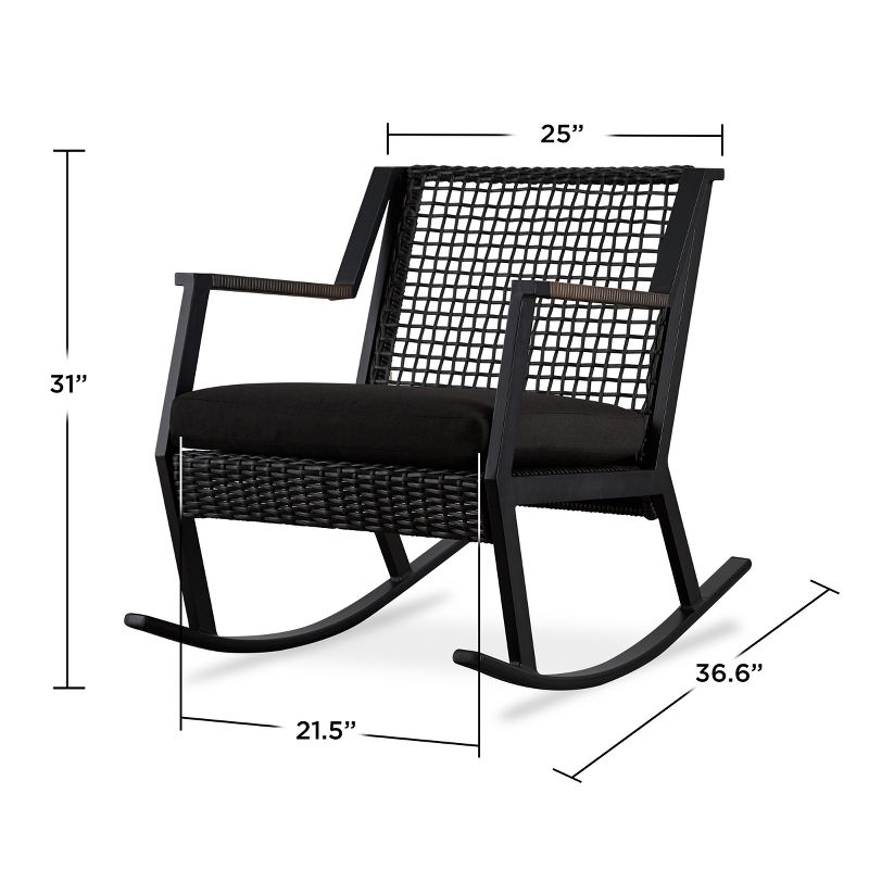 Calvin Rocker Set of 2 Black - Real Flame