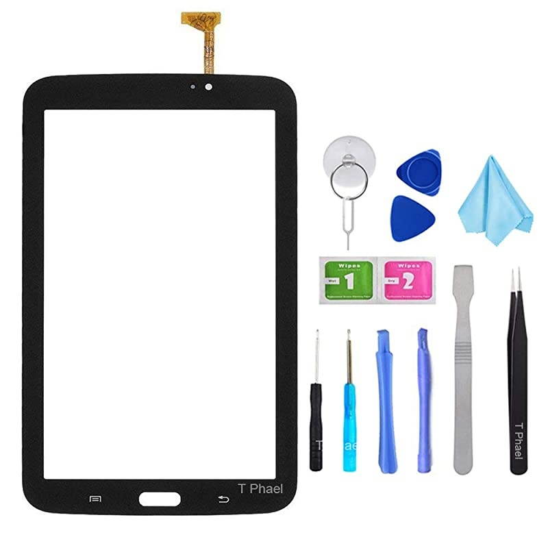 Touch Screen Digitizer for Samsung Galaxy Tab 3 70 Glass Replacement for P3210 SMT210 T210R T210L T217S T217A Not Include LCDWiFi VerNo Speaker Hole with Tools + PreInstalled Adhesive