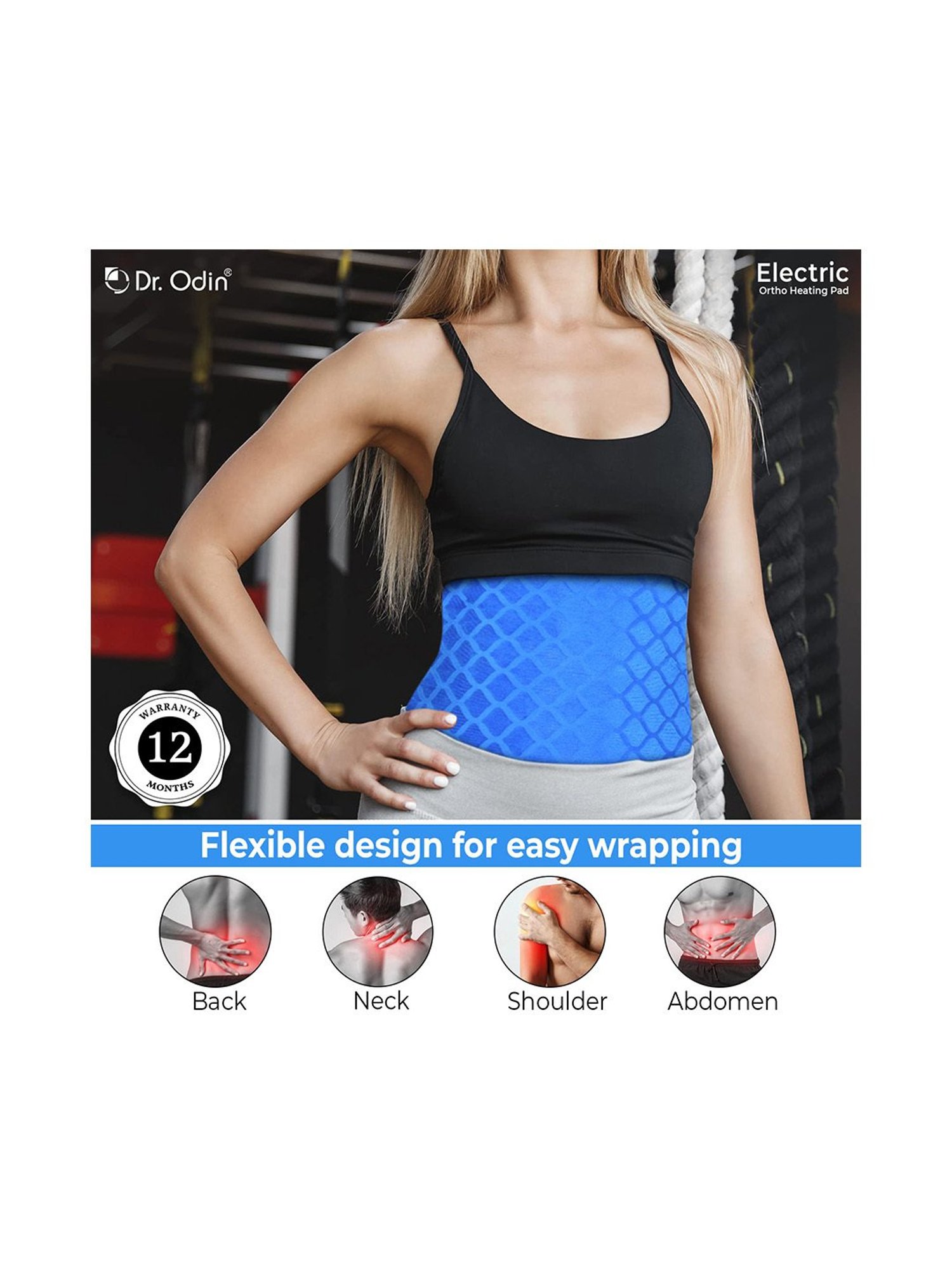 Dr. Odin Electric Ortho Heating Pad (Blue)