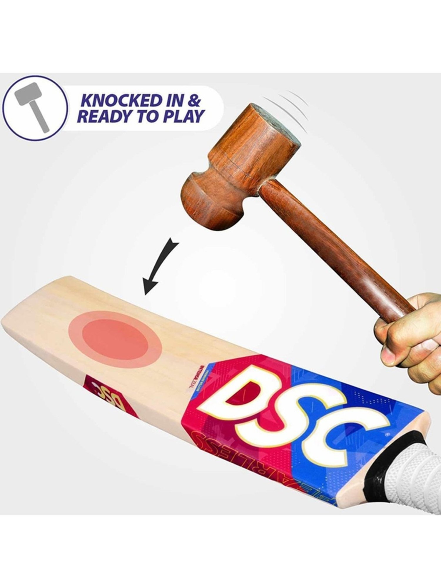 DSC intense Zeal Kashmir Willow Cricket Bat Size - Harrow