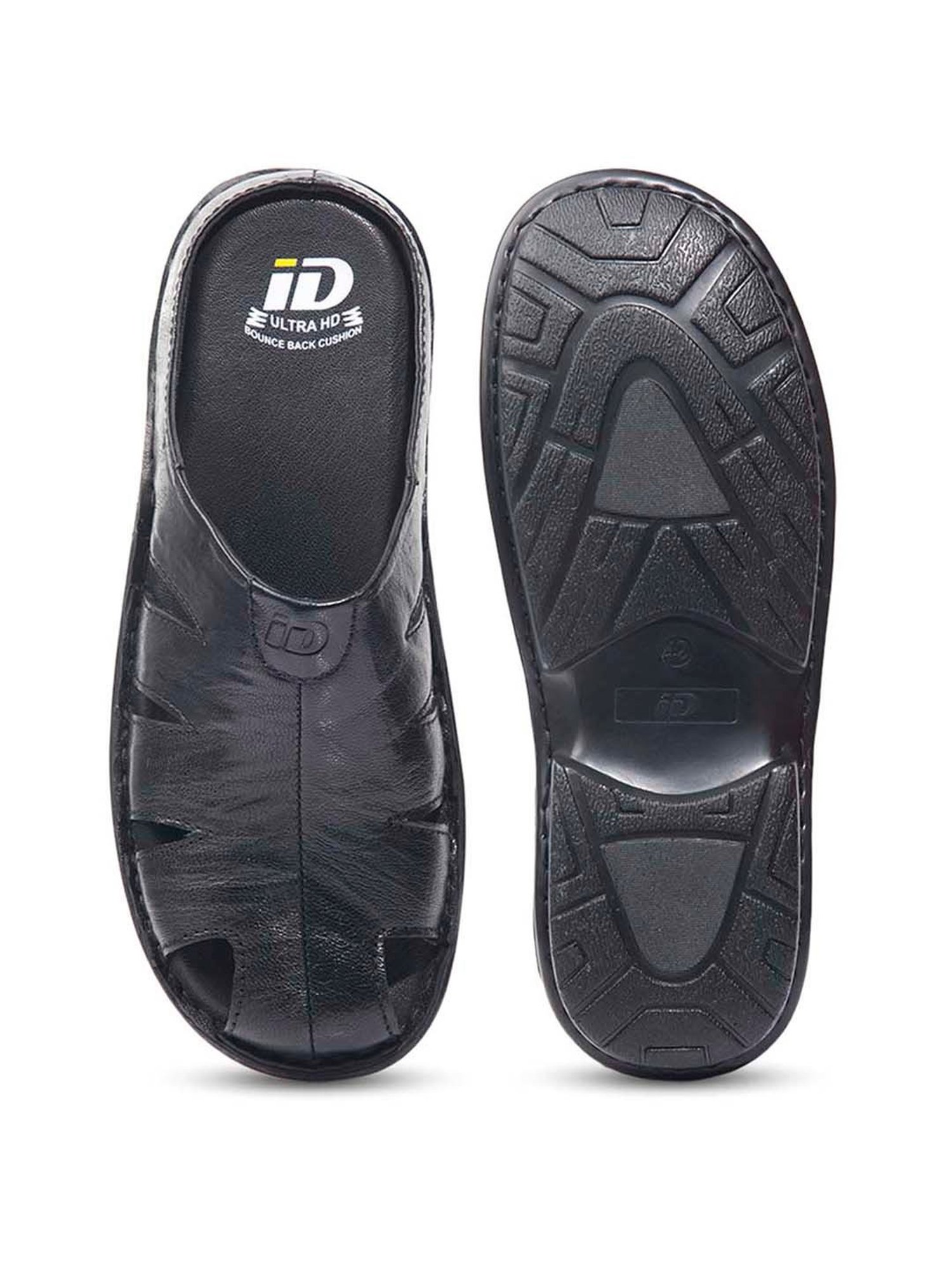 ID Men's Black Mule Shoes