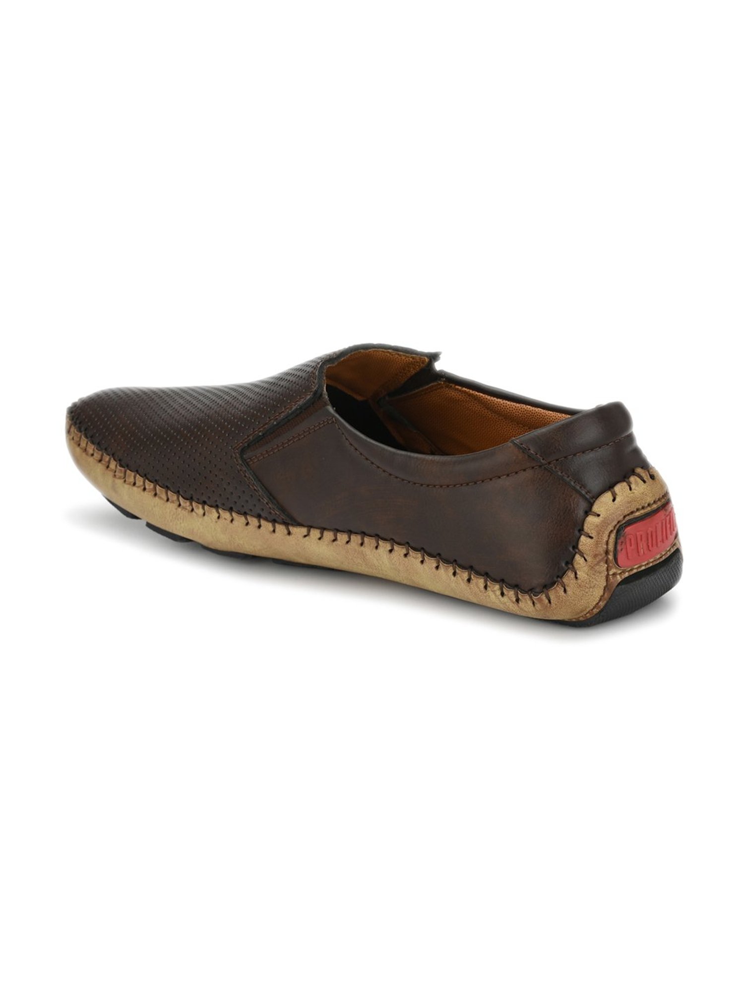 Prolific Dark Brown Casual Slip-Ons