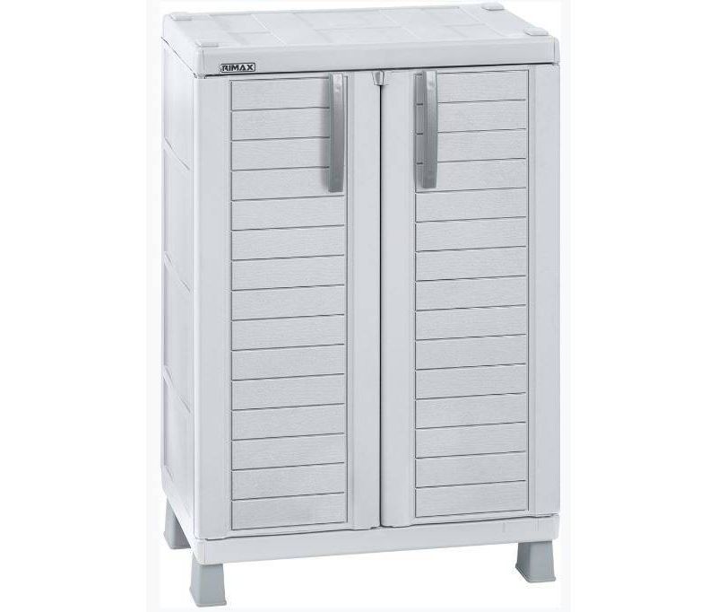 Medium Storage Cabinet Light Gray - Inval