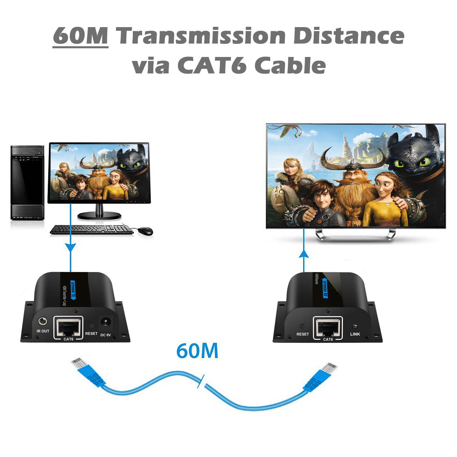 J-Tech Digital Premium Quality SPDIF TOSLINK Digital Optical Audio 1x3 Splitter (One Input 3 Outputs)