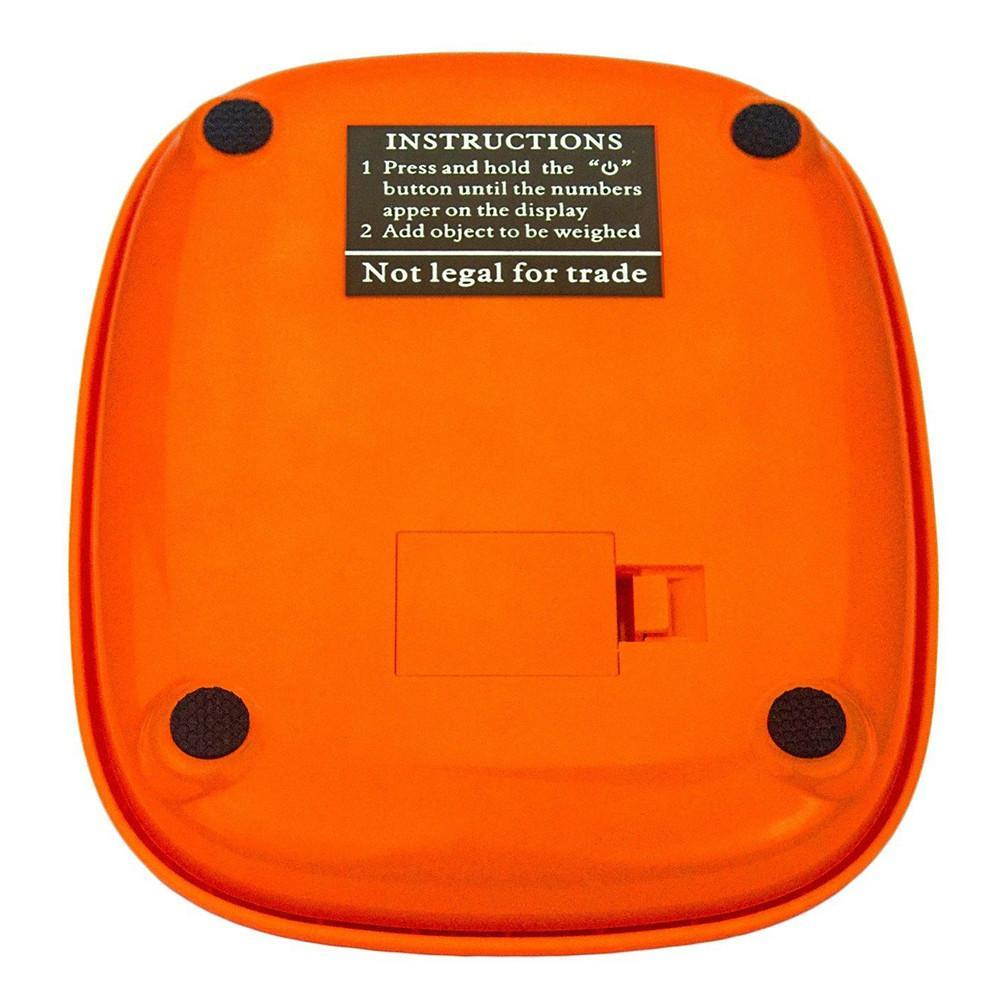 Digital Kitchen Scale 3kg 0.2g Food Diet Postal Granm Weight Balance   orange