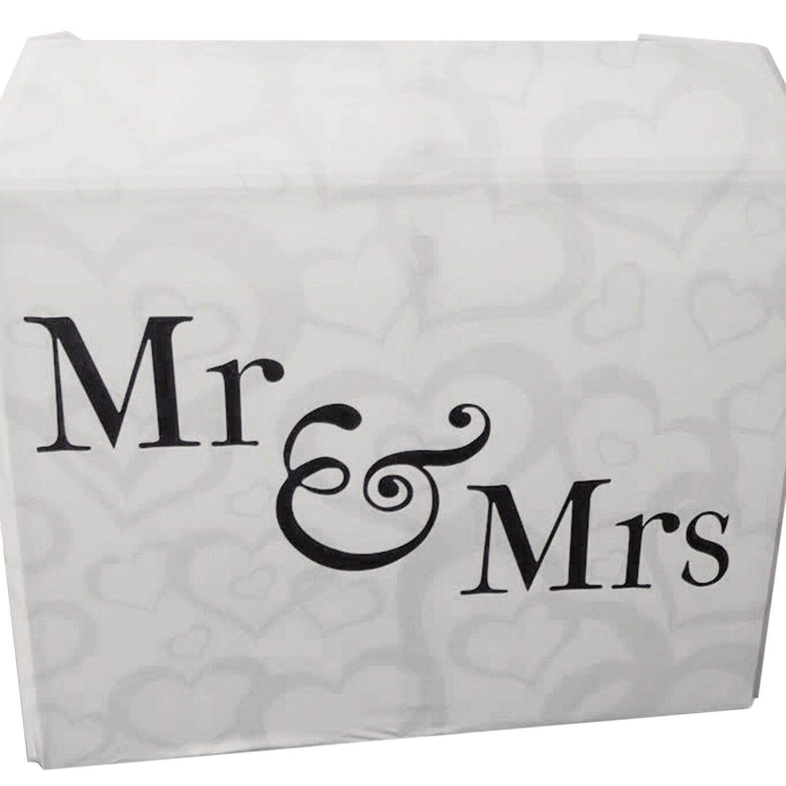 ProX XF-MESA White Lycra Mr. & Mrs. Print Design Scrim for XF-MESA Facade