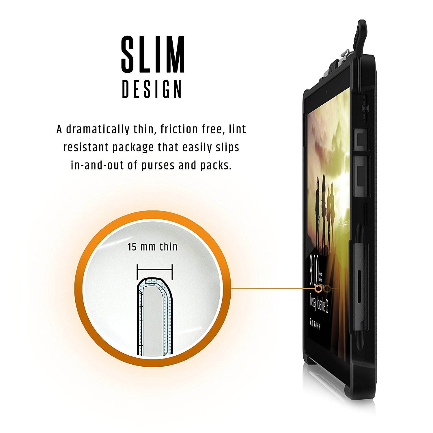 UAG Designed for Microsoft Surface Pro 7 Plus, Surface Pro 7, Pro 6, Pro 5th Gen (2017) (LTE), Pro 4 Feather-Light Rugged [Black] Aluminum Stand Military Drop Tested Case