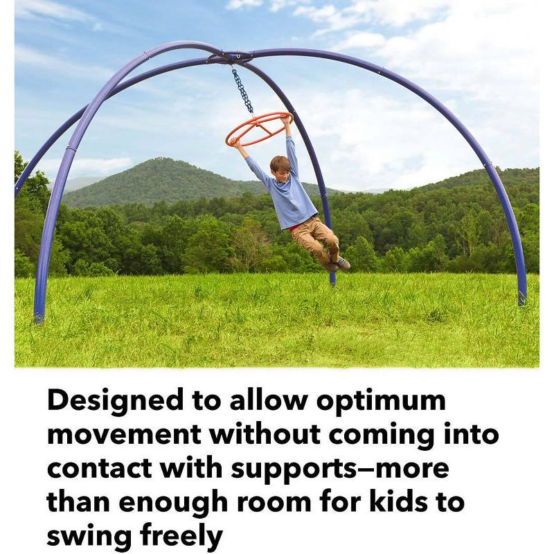 HearthSong Backyard Multi-Use Free Movement Sky Dome Swing Stand for Hanging Swings