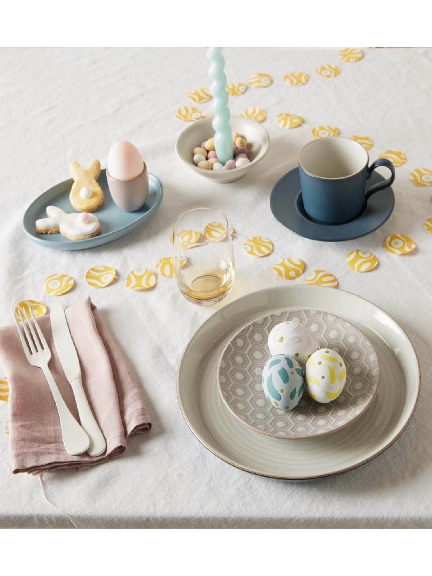 DENBY Impression Charcoal Stoneware Tea Cup (220 ml) - Set of 1