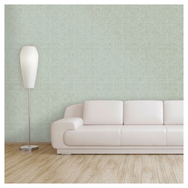 Devine Color Weave Peel & Stick Wallpaper Light Green