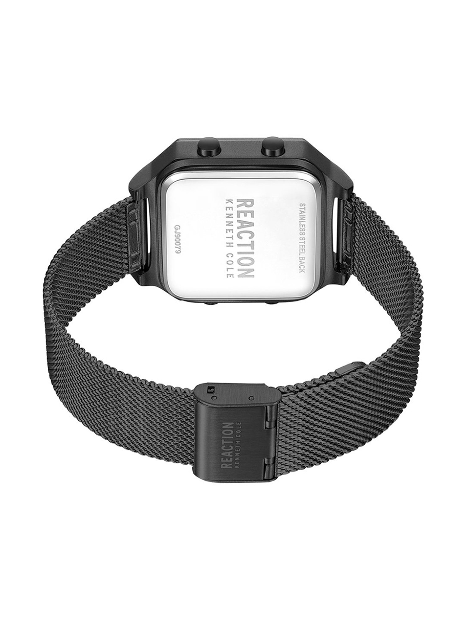 REACTION KENNETH COLE  Digital Stainless Steel Strap Watch for Women's  - KRWGJ9007901
