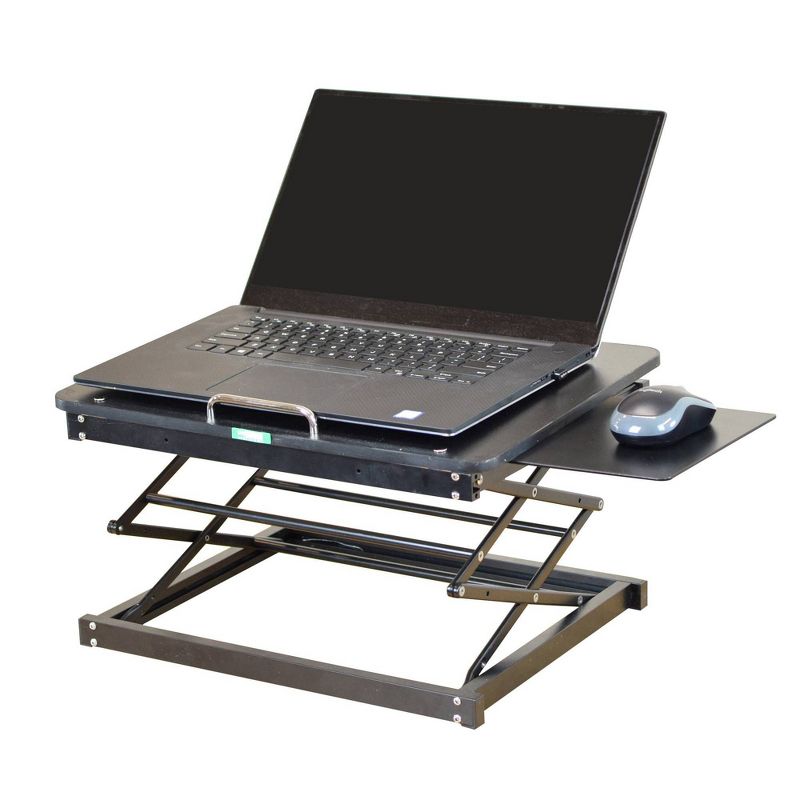 Laptop Stand & Standing Desk Black - Uncaged Ergonomics