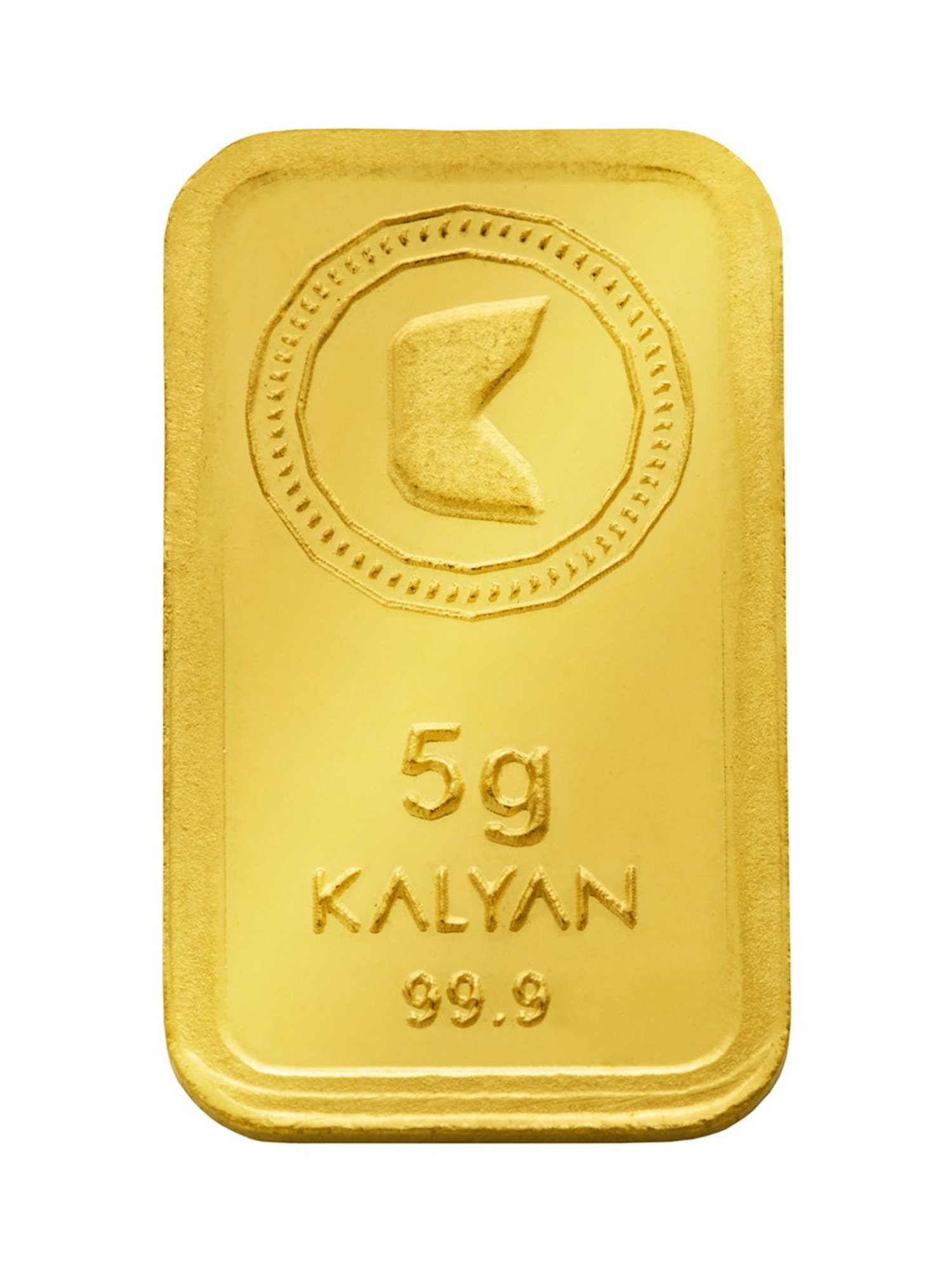 Kalyan Jewellers Lotus 24k (999) 100% Pure 5gm Gold Bar