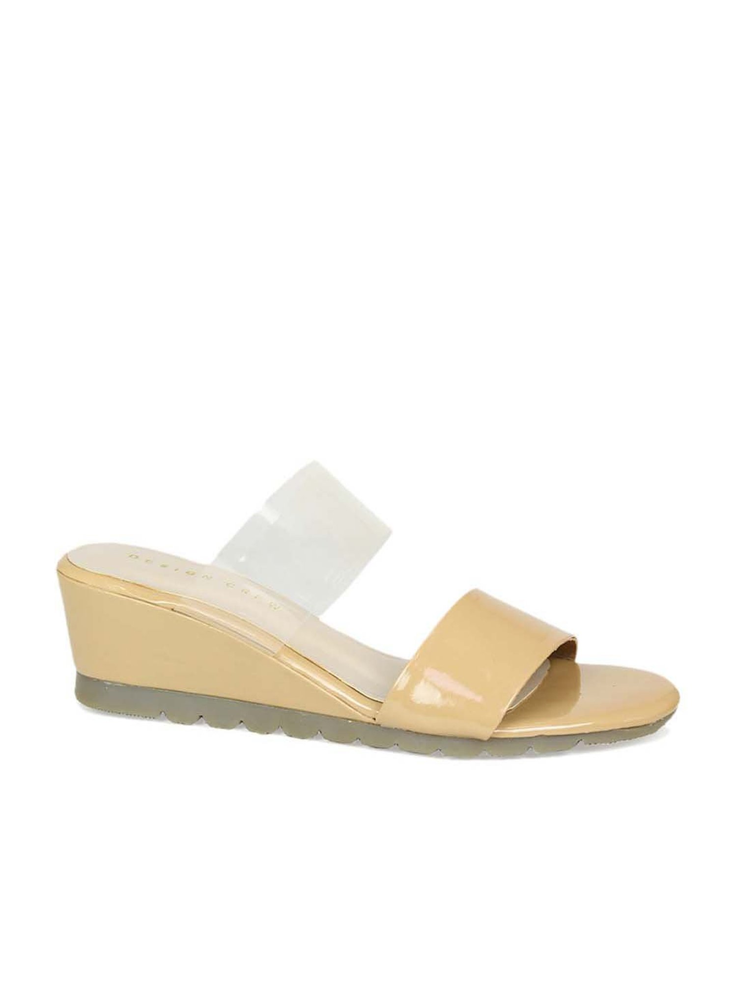 Design Crew Women's Beige Casual Wedges