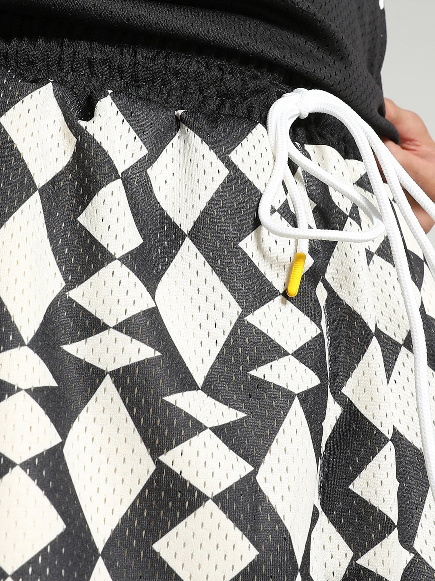 Puma The Joker Pack White Regular Fit Printed Sports Shorts