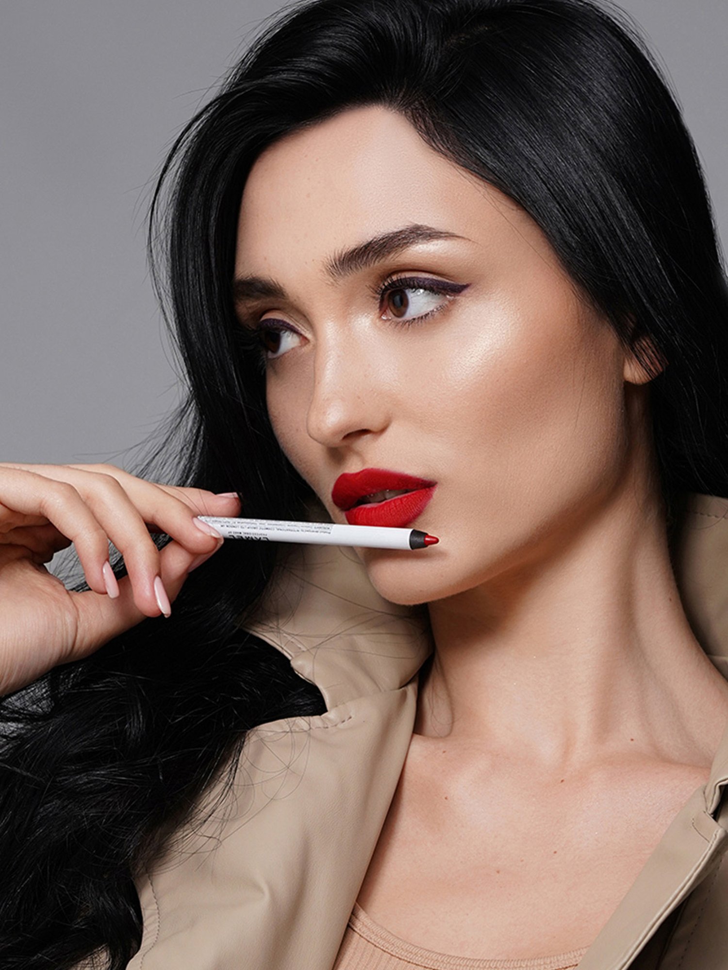 Lamel Long Lasting Gel Lip Liner 408 Pink Plum - 1.7 gm