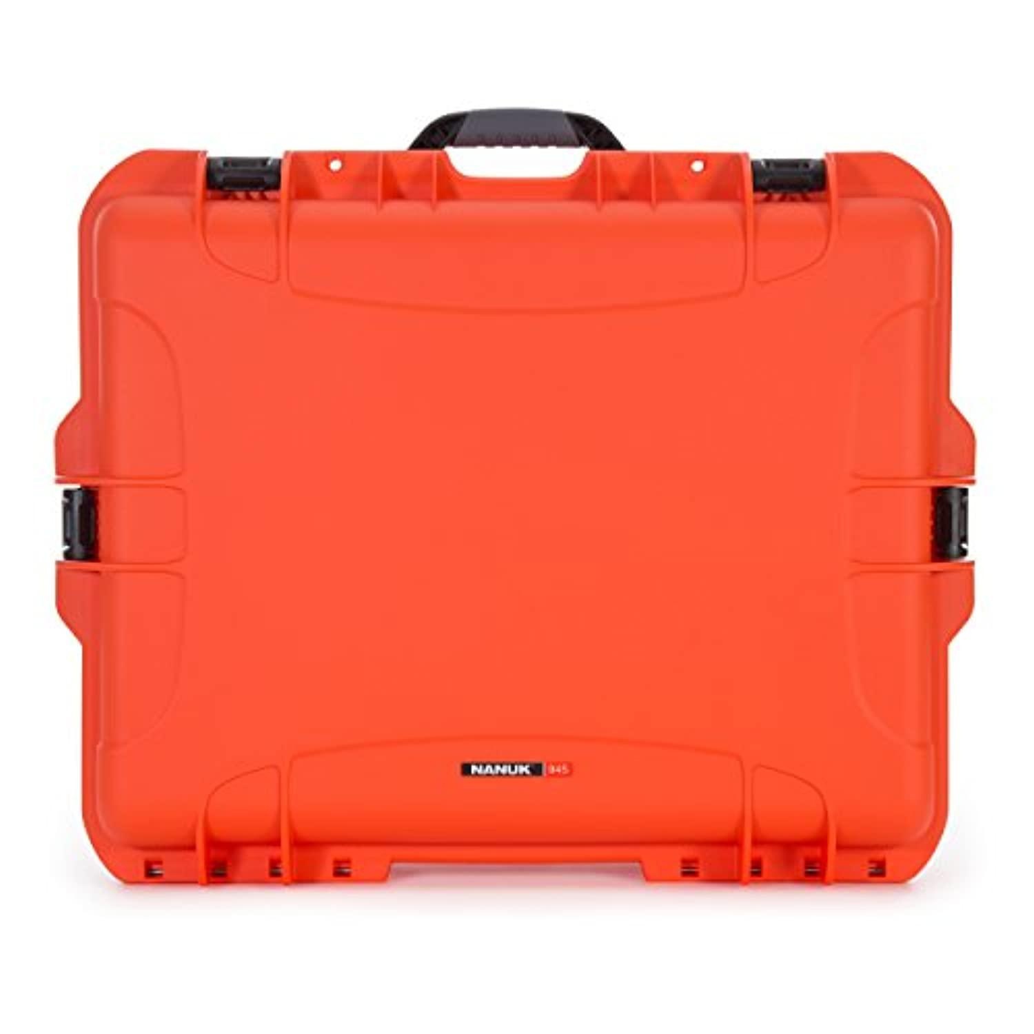 nanuk 9450003 945 waterproof hard case, empty, orange