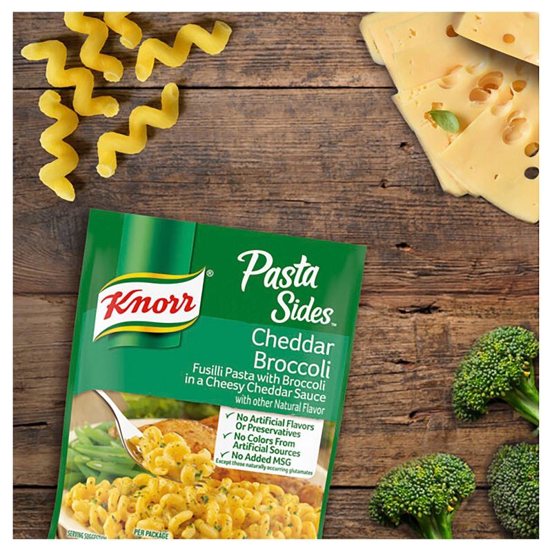 Knorr Pasta Side Dish for a warm, soothing meal Cheddar Broccoli easy preparation 4.3oz