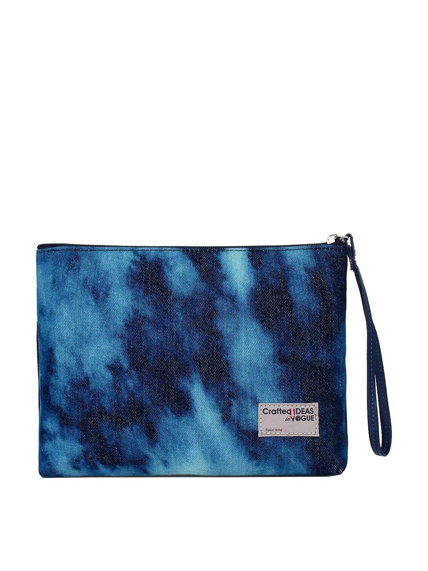 Spice Art Navy Printed Coin Pouch