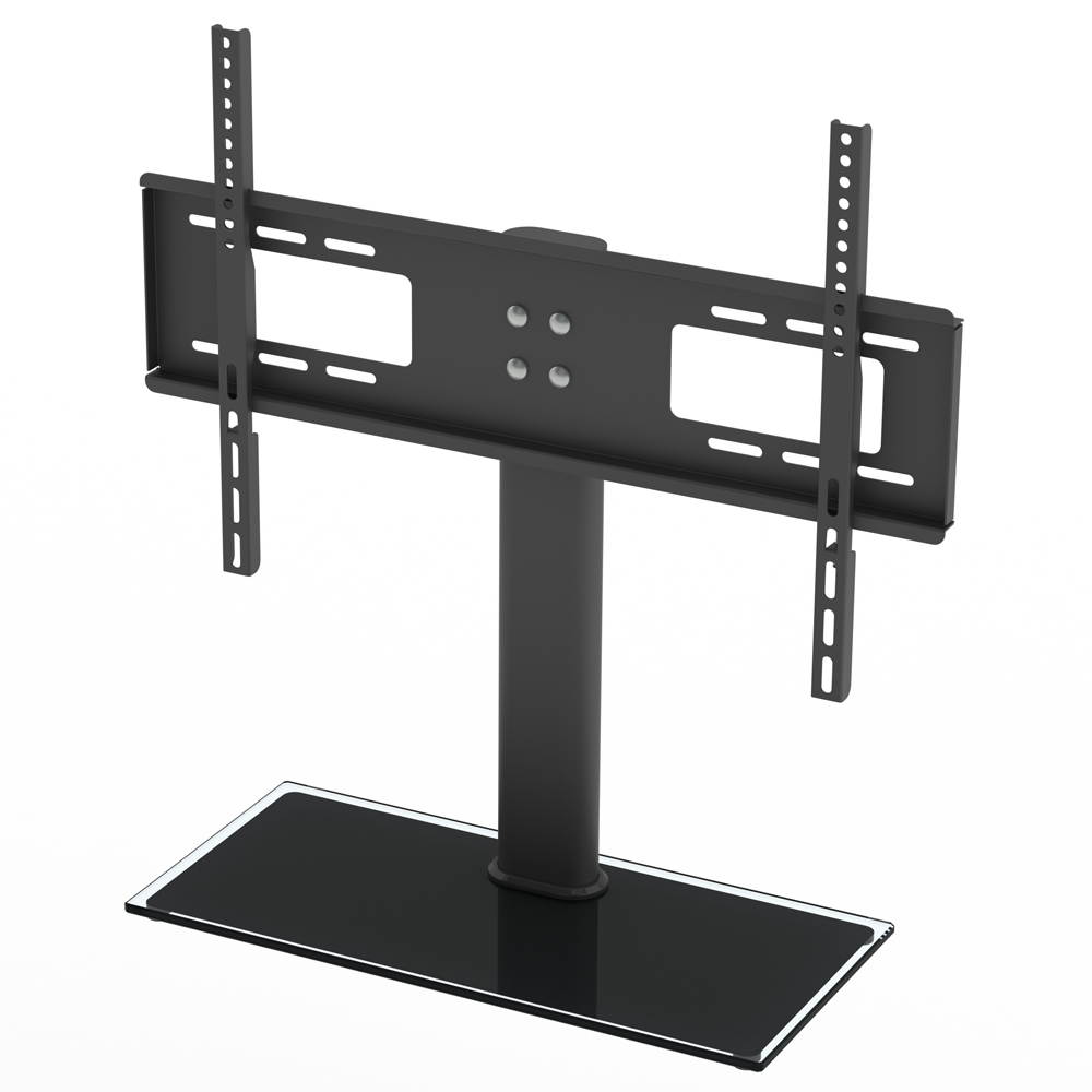TV Stand Base with Universal Swivel Mount and Height Adjustable for 32"-55" TVs
