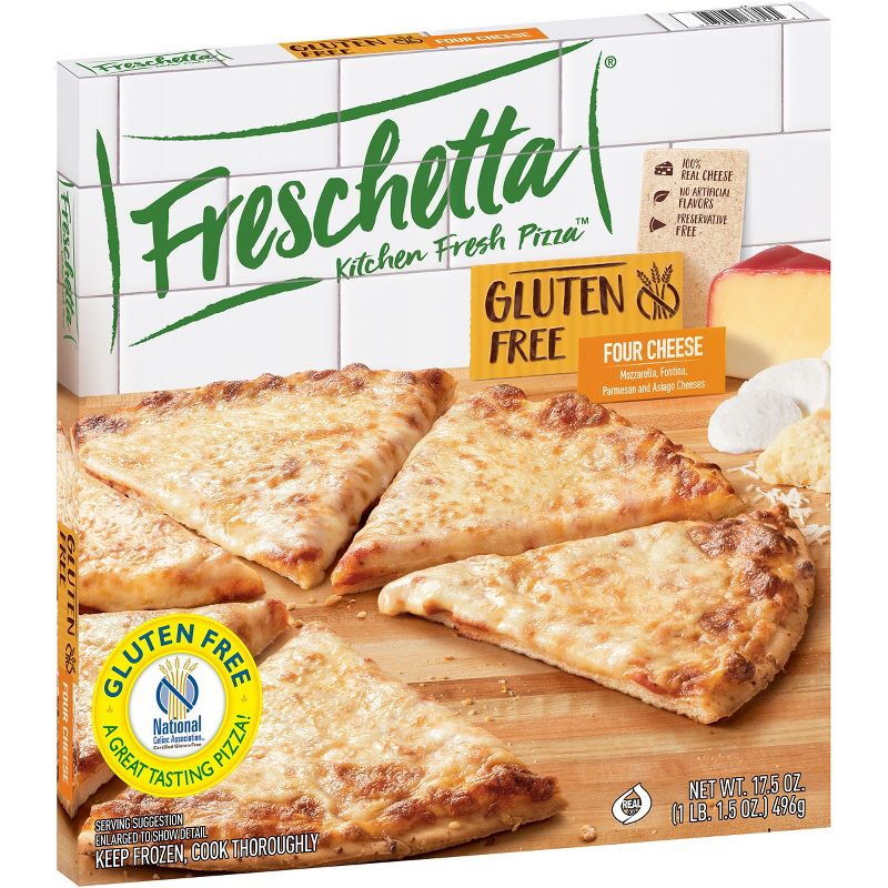Freschetta Gluten Free Four Cheese Frozen Pizza - 17.5oz