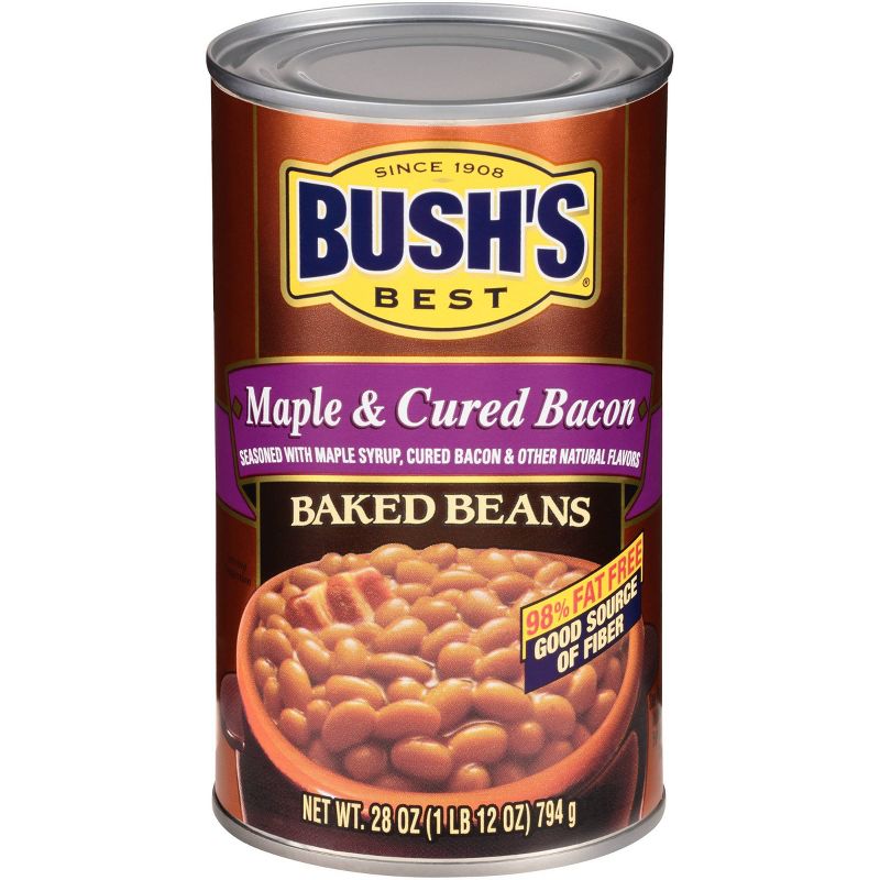 Bush's Maple Cured Bacon Baked Beans - 28oz
