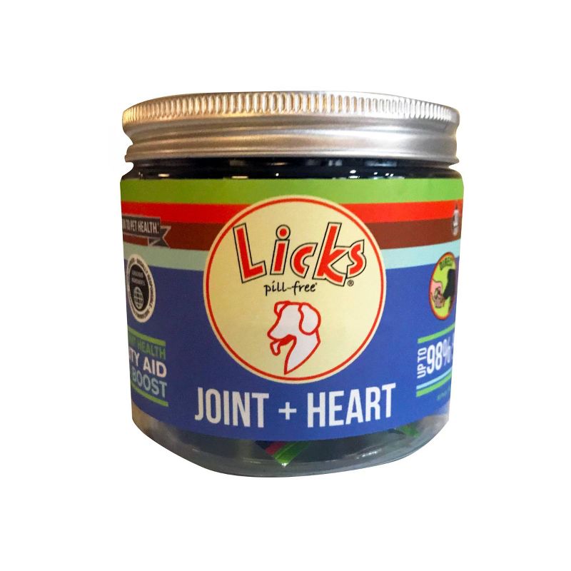Licks Pill-Free Dog Joint & Heart Health - 30ct